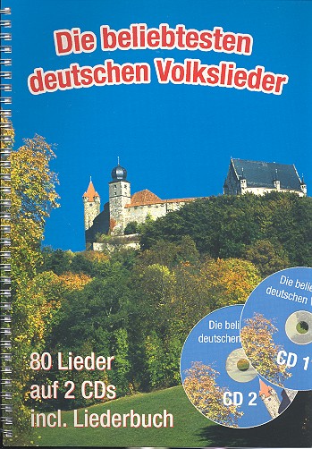 Die beliebtesten deutschen Volkslieder DIN A4 (+2 CD's):