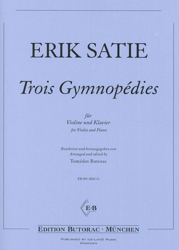 3 Gymnopédies für Violine