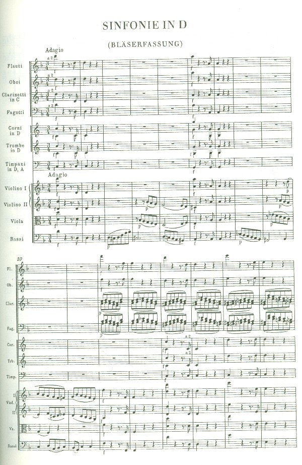 Sinfonie Nr.8b D-Dur (Fassung mit Bläsern)