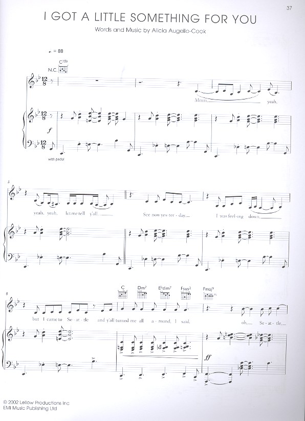 Alicia Keys: the Piano Songbook