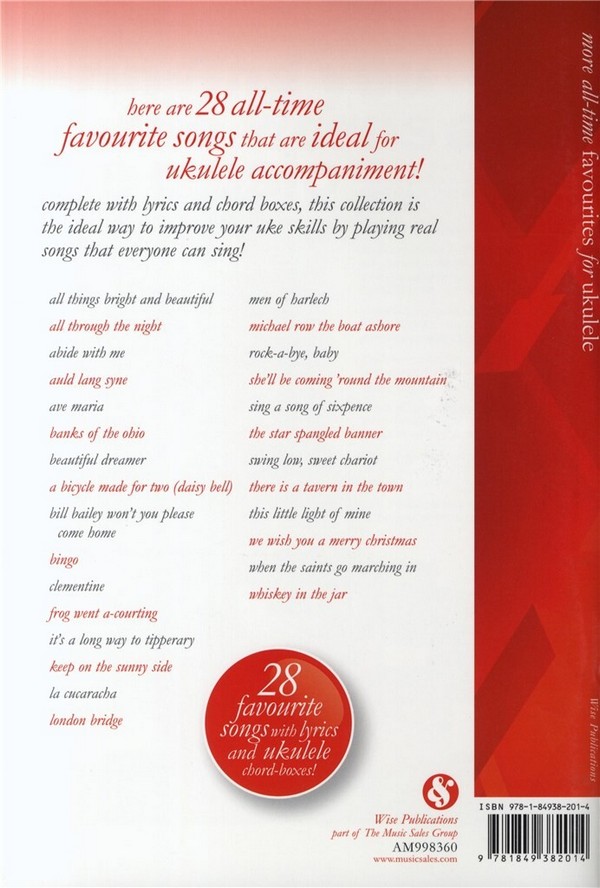 More all-time Favourites for ukulele