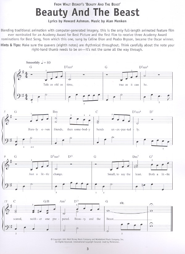 Really Easy Piano Disney