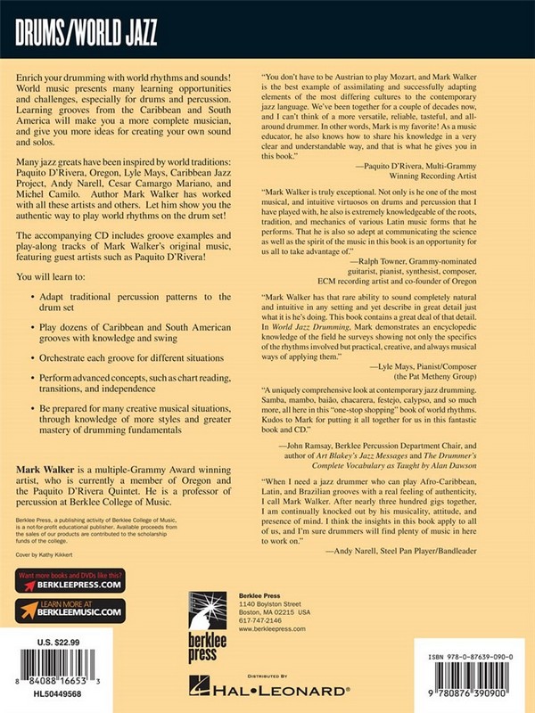 World Jazz Drumming (+CD):