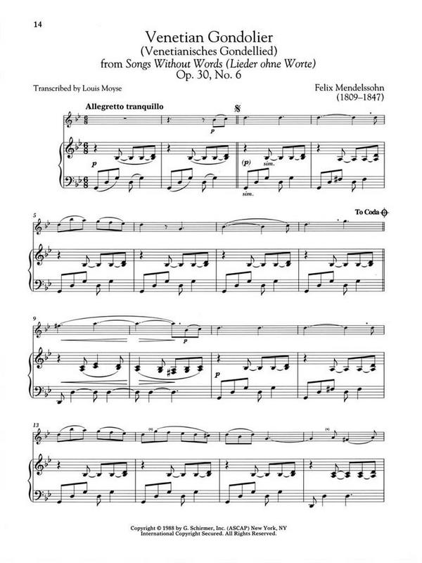 Moyse Collection of easy Flute Classics (+Audio Access)
