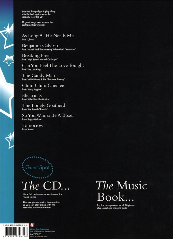 Kids Musicals (+2 CD's): for saxophone