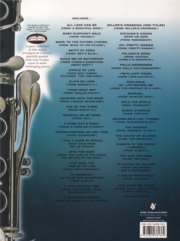 50 Film Tunes: for clarinet