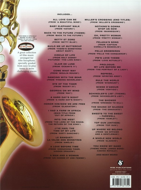 50 Film Tunes: for alto saxophone