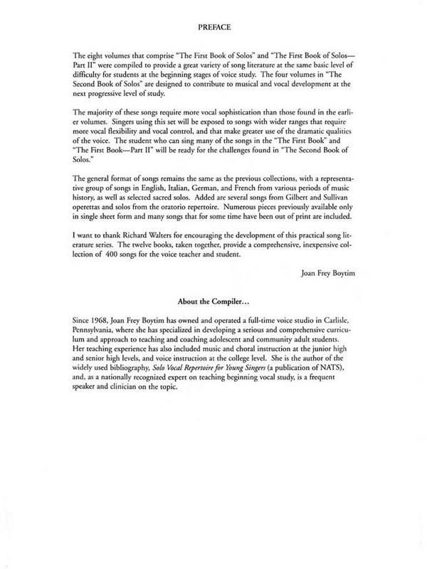 The second Book of Mezzo-Soprano/Alto