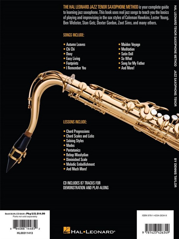 Jazz Saxophone (+CD): for tenor saxophone