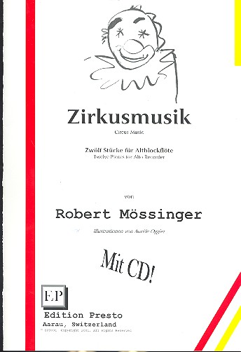 Zirkusmusik (+CD) für Altblockflöte