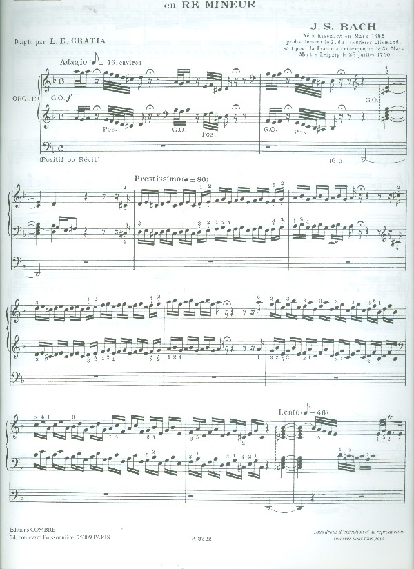 Toccata et fugue en ré mineur