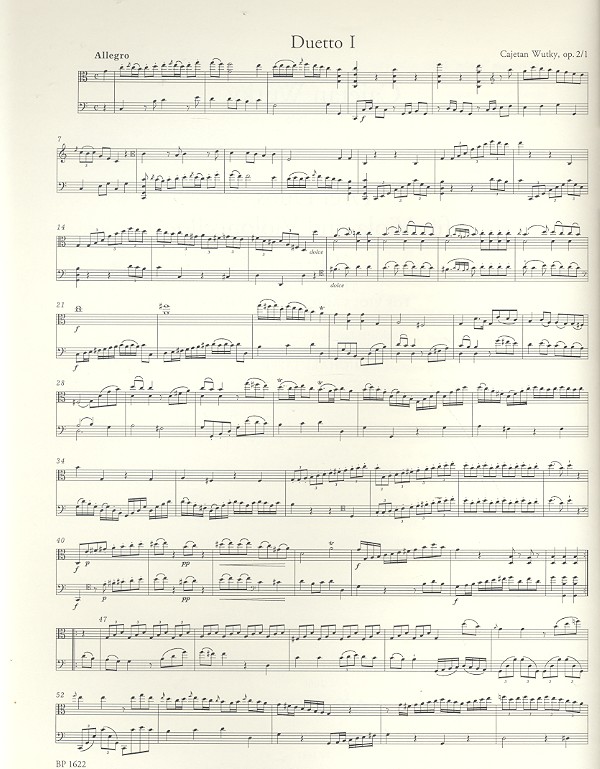 3 Duos op.2 für Viola und Violoncello