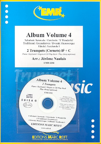 Album vol.4 (+CD) for 2 trumpets (cornets)