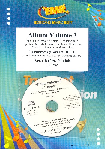 Album vol.3 (+CD) for 2 trumpets (cornets)