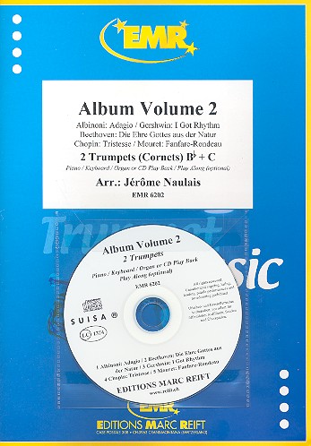 Album vol.2 (+CD) for 2 trumpets (cornets)
