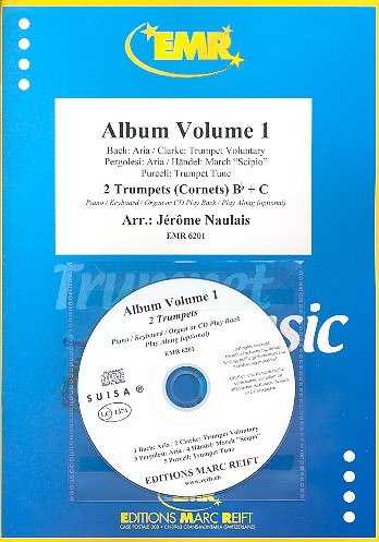 Album vol.1 (+CD) for 2 trumpets (cornets)