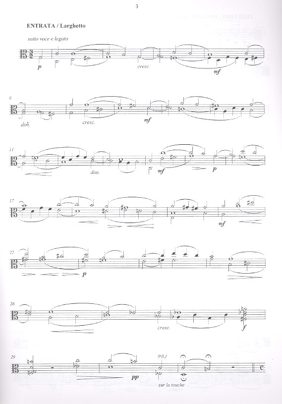 Präludio Fugato und 6 Fugen für Viola