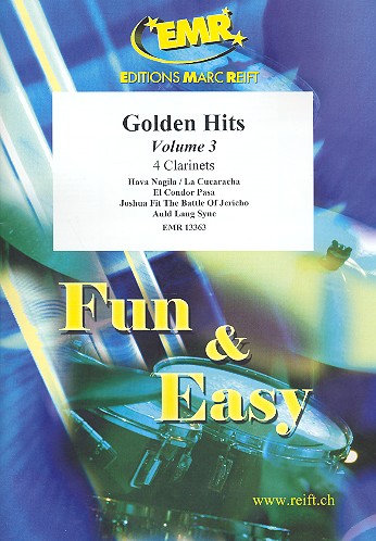 Golden Hits vol.3 for 4 clarinets