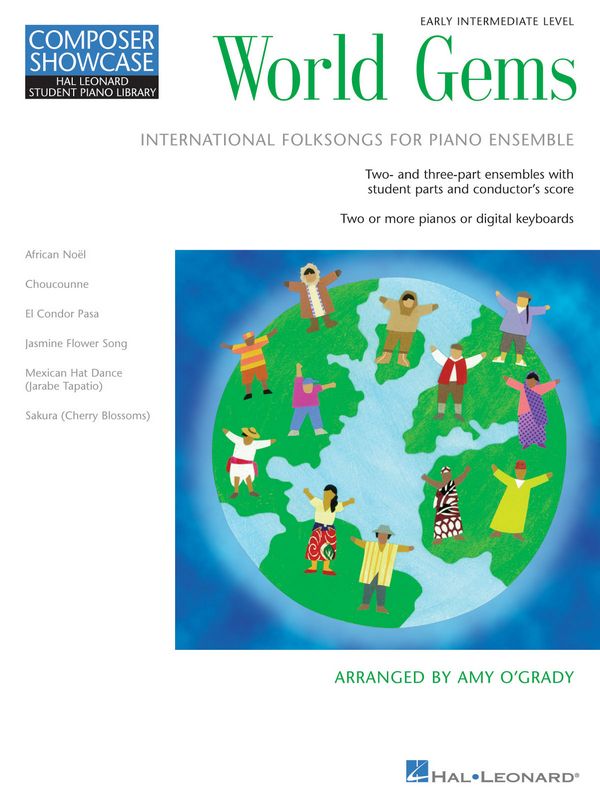 World Gems for piano ensemble
