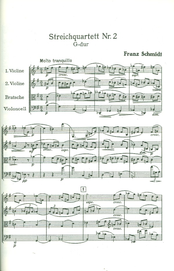 Streichquartett G-Dur Nr.2