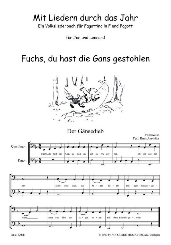 Mit Liedern durch das Jahr