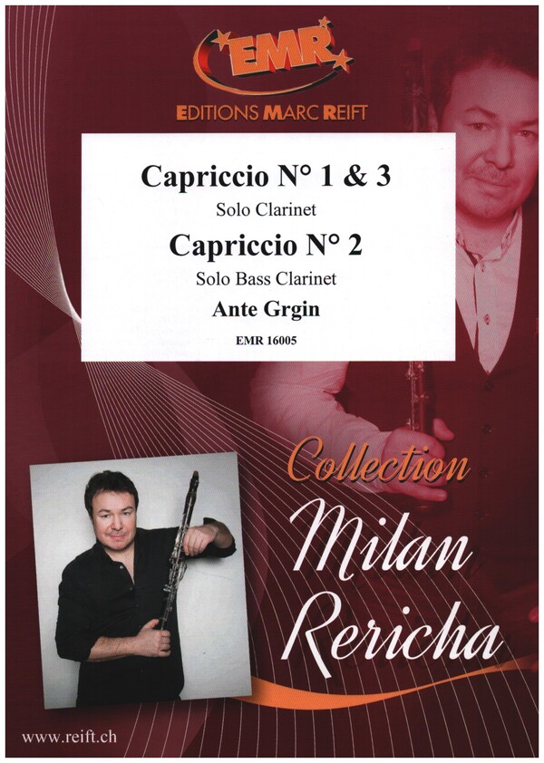 Capriccio Nr.1 und Nr.3 (Klarinette solo) und Capriccio Nr.2