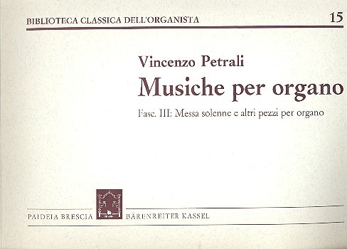 Musiche per organo vol.3