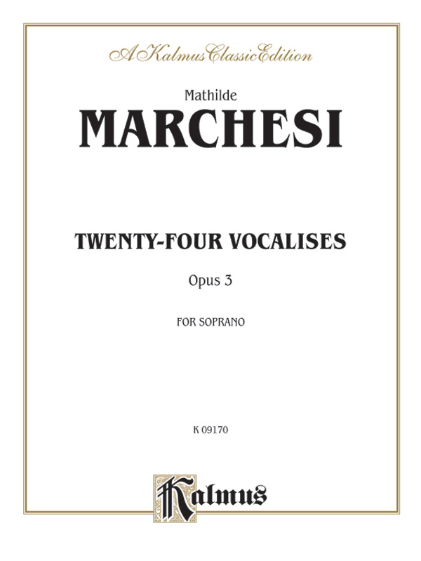 24 Vocalises op.3