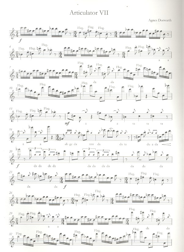 Articulator VII für Altblockftlöte