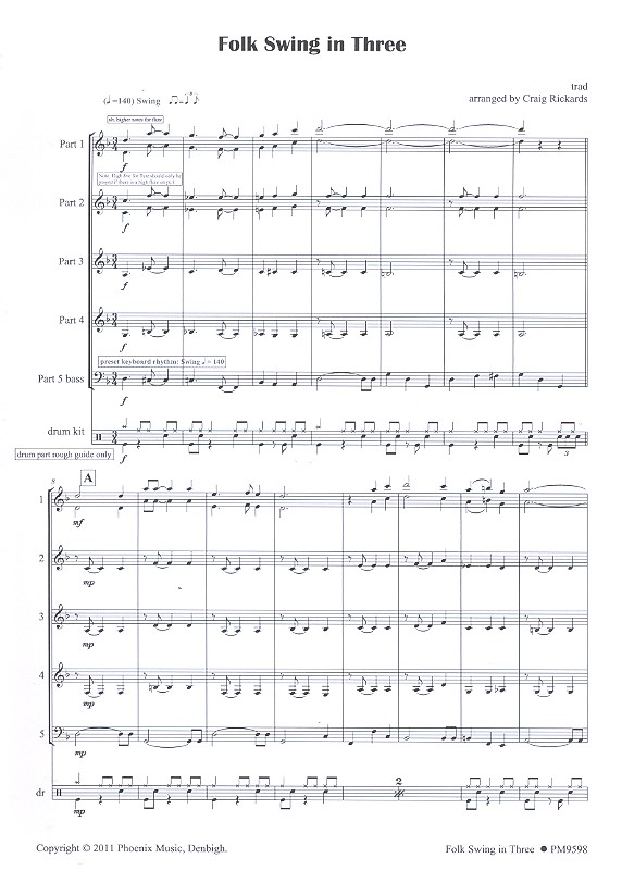 Folk Swing in three: