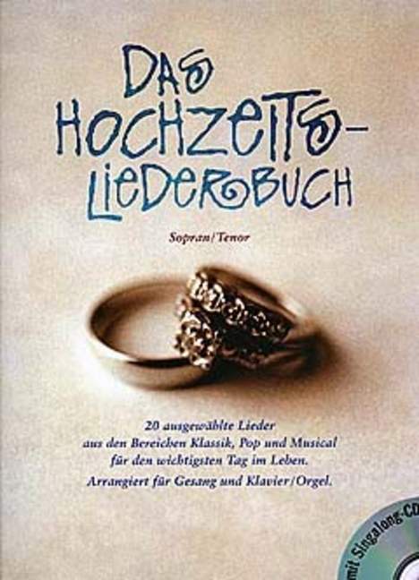 Das Hochzeitsliederbuch (+mp3):
