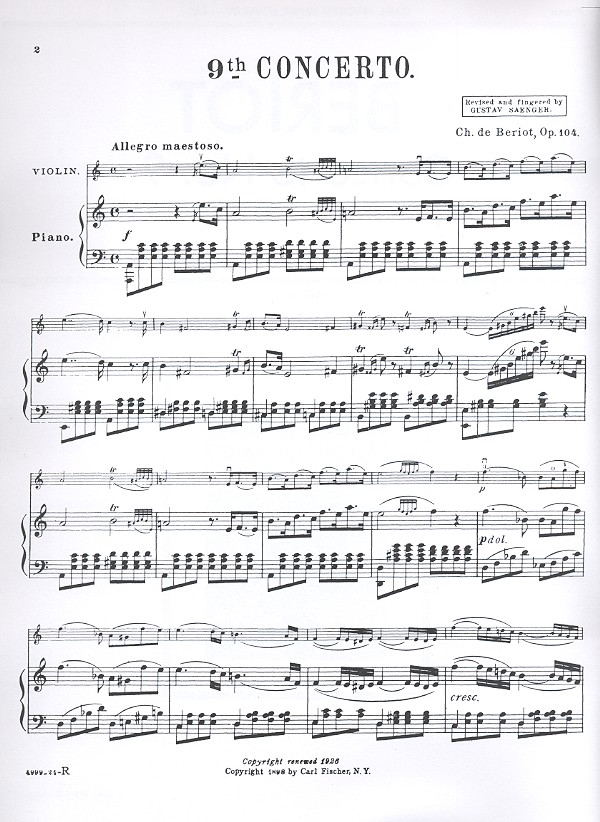 Concerto in a Minor no.9 op.104