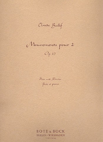 Mouvement pour 2 op.27