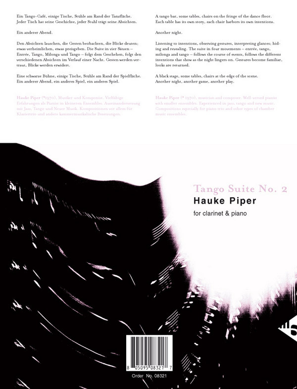 Tango Suite Nr.2 für Klarinette
