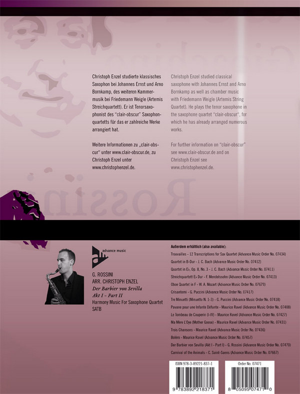 ADV7471 Der Barbier von Sevilla - Harmoniemusik aus Akt 1 Part 2