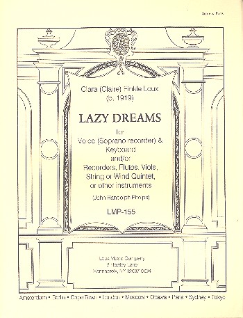 Lazy Dreams for voice (descant