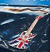 Mini Pin Guitar British Flag