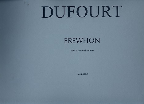 Erewhon pour 6 percussionistes