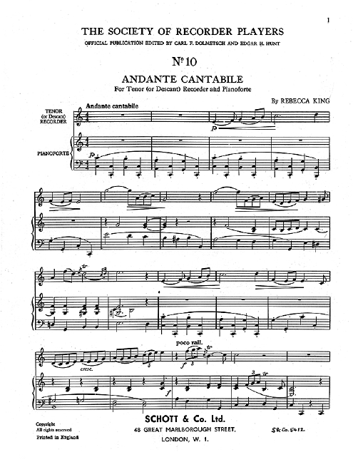 Andante cantabile no.10 / Badinage