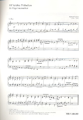 11 leichte Präludien