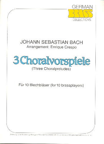 3 Choralvorspiele 