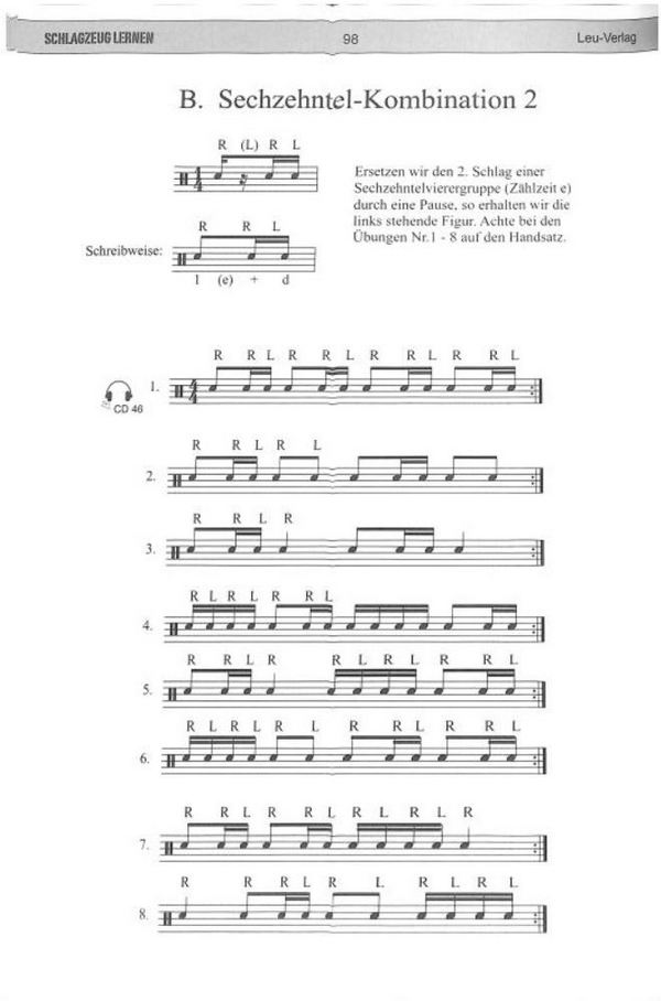 Schlagzeug lernen (+CD)