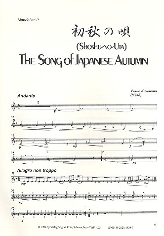 The Song of Japanese Autumn