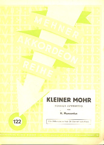 Kleiner Mohr für Akkordeon