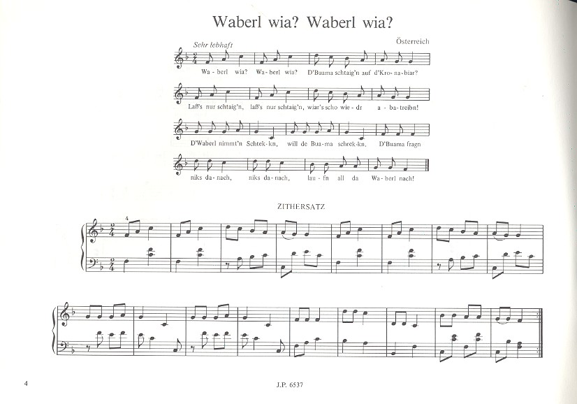 Alpenländische Lieder und Tänze