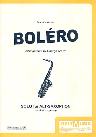 Bolero für Altsaxophon und Klavier