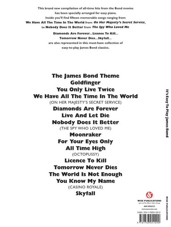 It's easy to play James Bond: