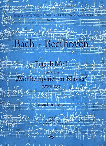 Fuge b-Moll BWV867 für 2 Violinen,