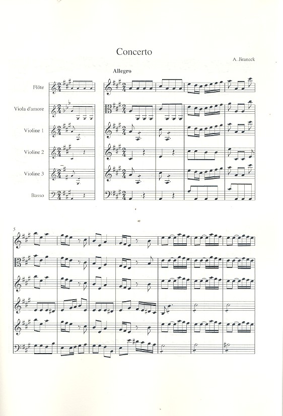 Konzert A-Dur für Flöte,