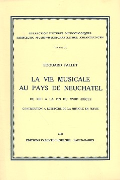 La vie musicale au pays de